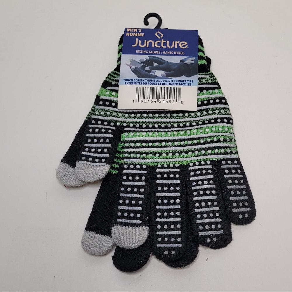 Texting Gloves with Thumb Index Finger Capability NWT